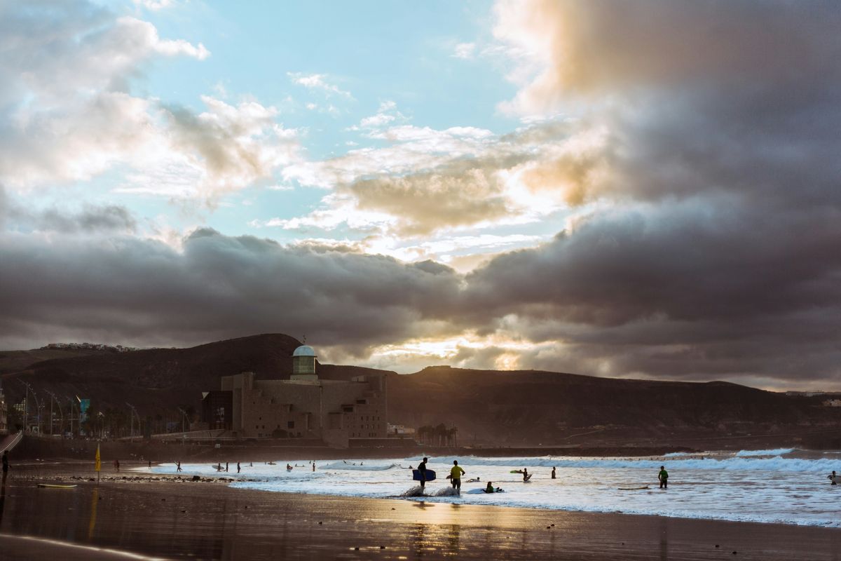 Atardecer en Las Canteras